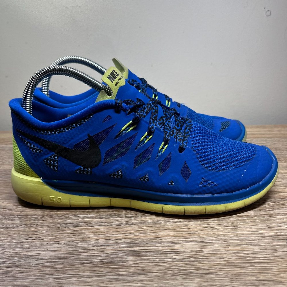 Nike Free Run 5.0‎ Womens Shoes Blue Athletic Running Sneakers Size 8.5